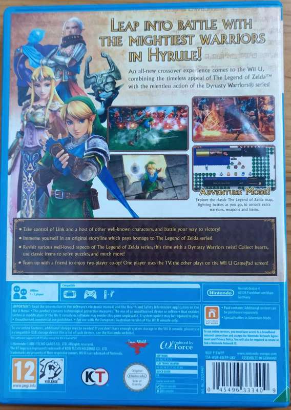 Hyrule Warriors for Nintendo Wii U (PAL, CIB)