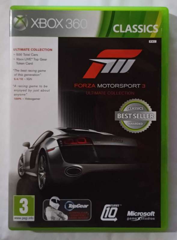 Forza Motorsport 3 Ultimate Collection for Xbox 360 (PAL, CiB, Mint)