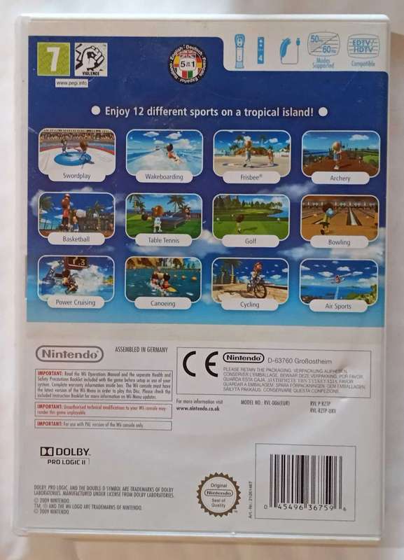 Wii Sports Resort for Nintendo Wii (PAL, CIB)