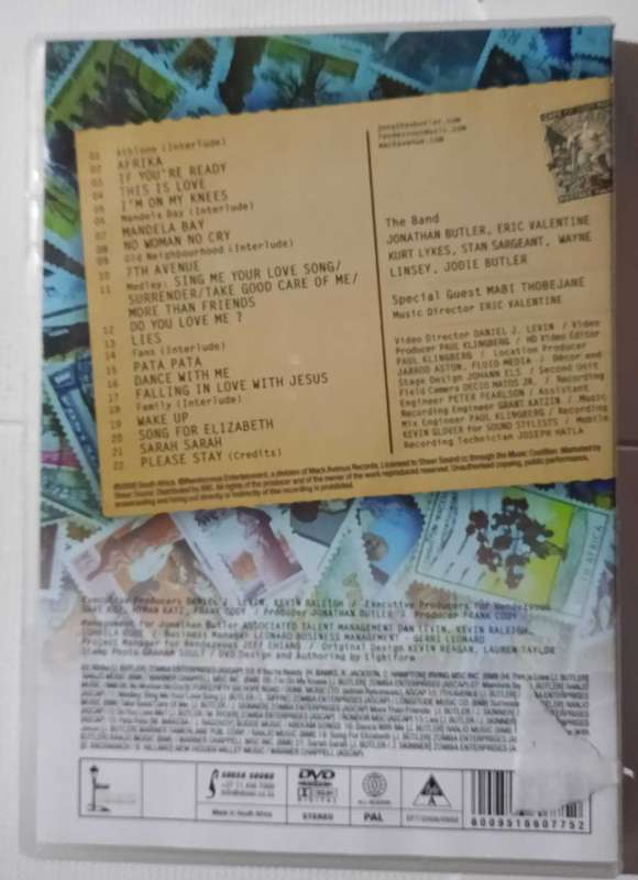 Jonathan Butler Live in South Africa DVD