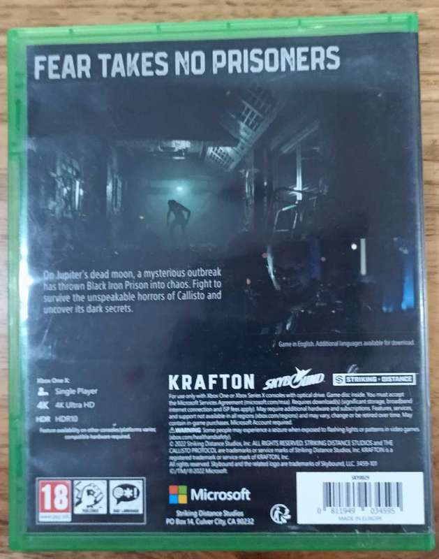 The Callisto Protocol (Day One Edition) for Xbox One (CIB)