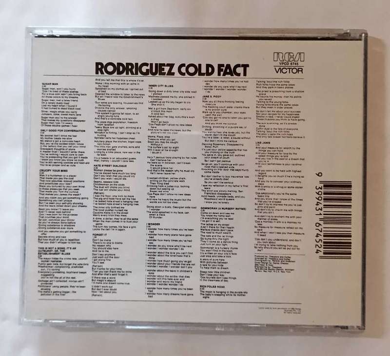 Rodriguez Cold Fact CD (Import)