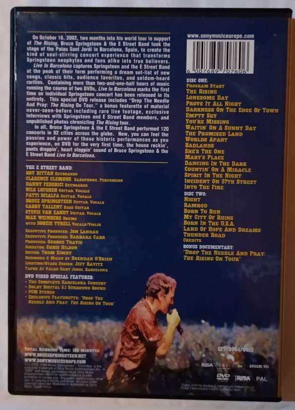 Bruce Springsteen Live in Barcelona (2 X DVD)