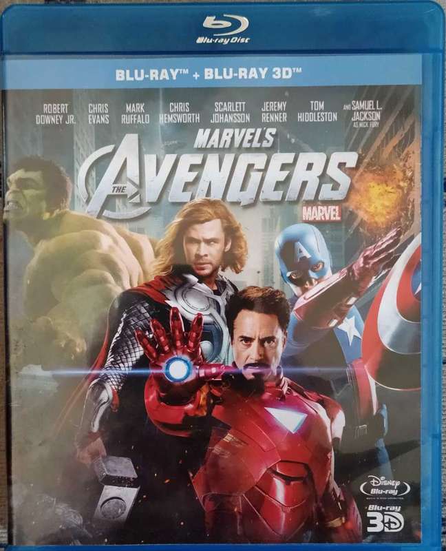 Marvel's Avengers Blu-ray 2D + 3D combo pack