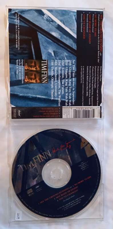 Tim Finn Hit the ground running CD Single