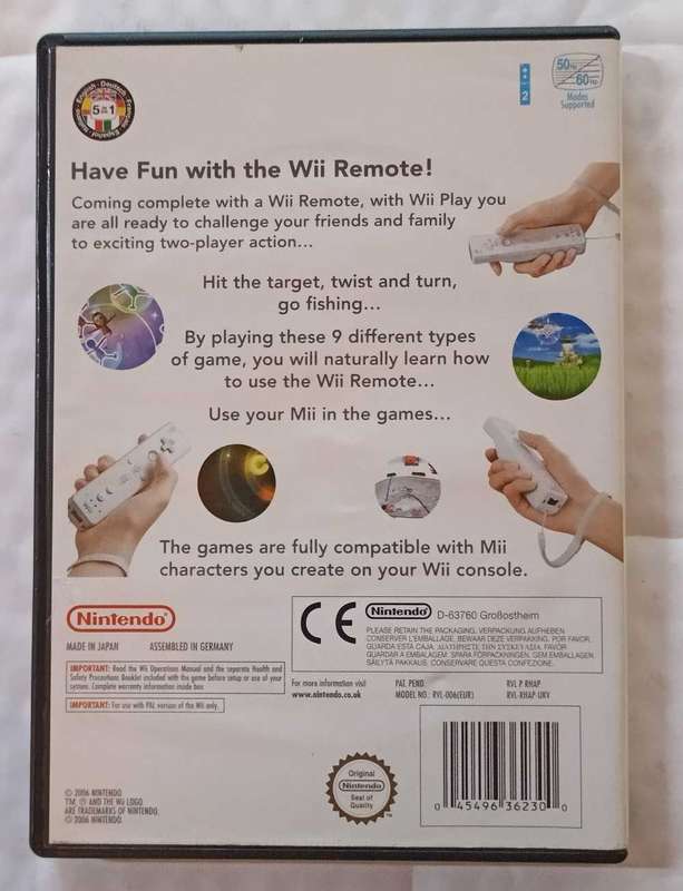 Wii Play for Nintendo Wii (PAL)