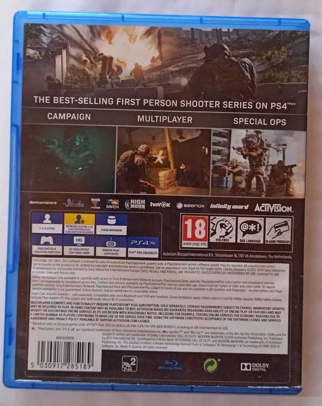 Call of Duty Modern Warfare for PS4