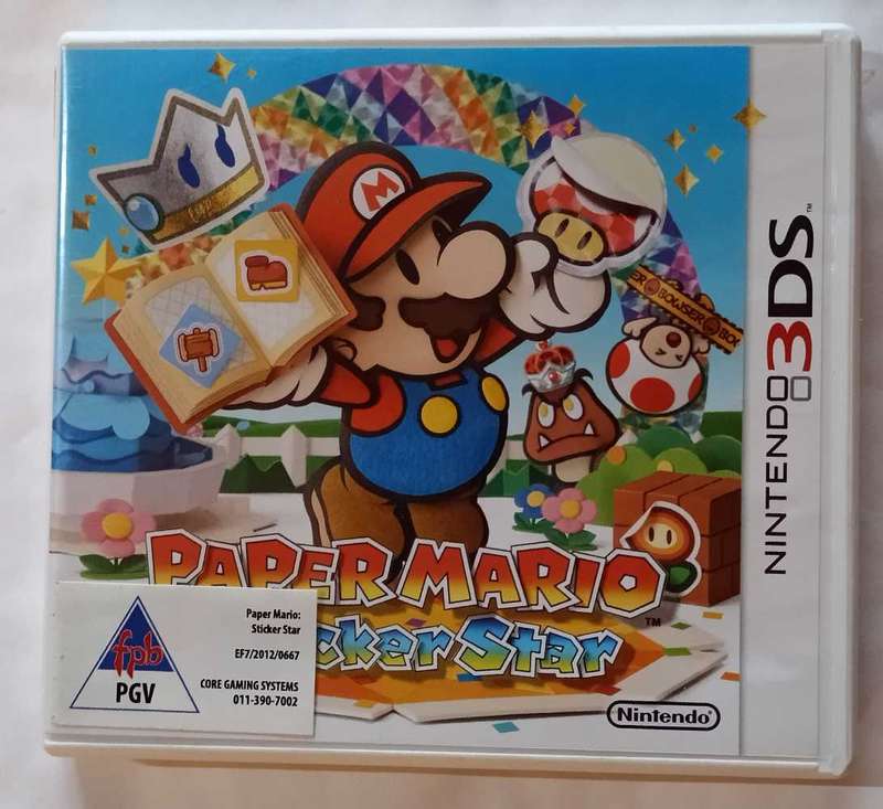 Paper Mario Sticker Star for Nintendo 3DS (EUR, CIB)