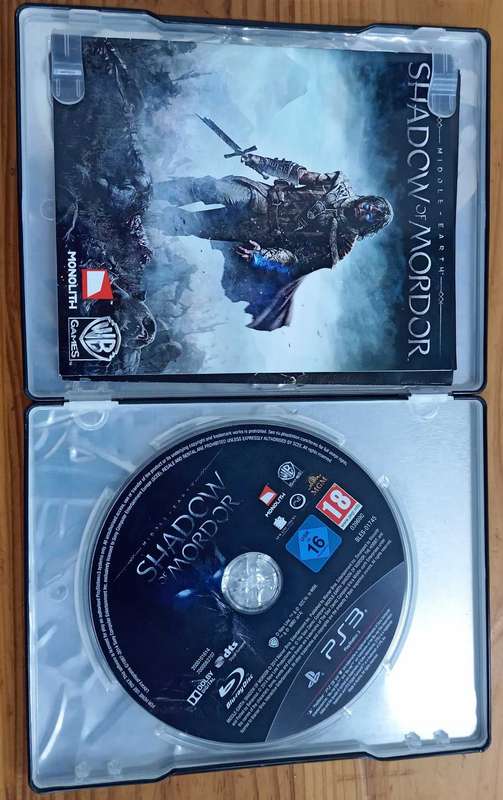 Middle - Earth Shadow of Mordor Steelbook for PS3