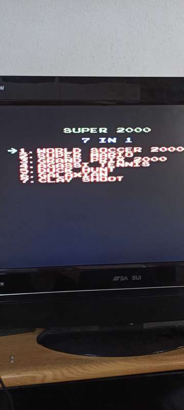 7 in 1 TV Games Cartridge