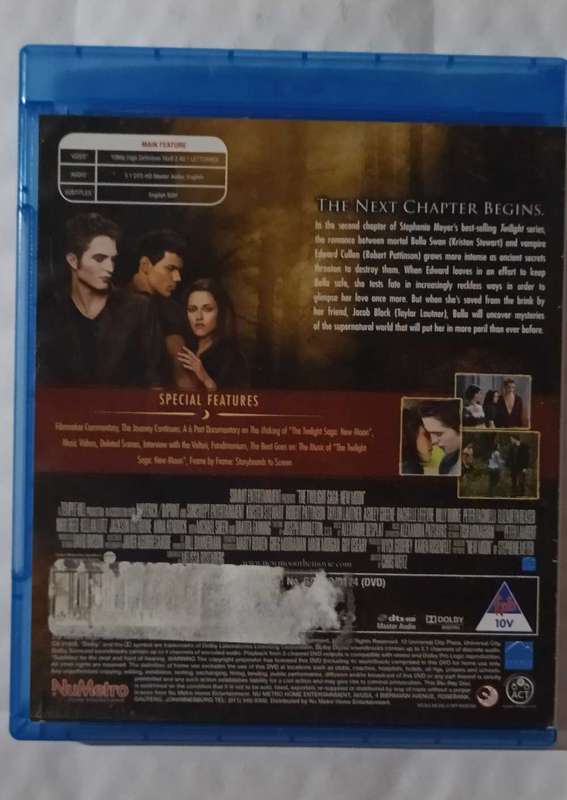 Twilight New Moon on Blu-ray (2 discs)