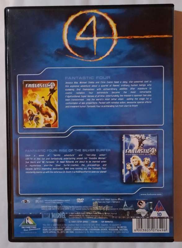 Fantastic 4 (2-Movie Collection) on DVD