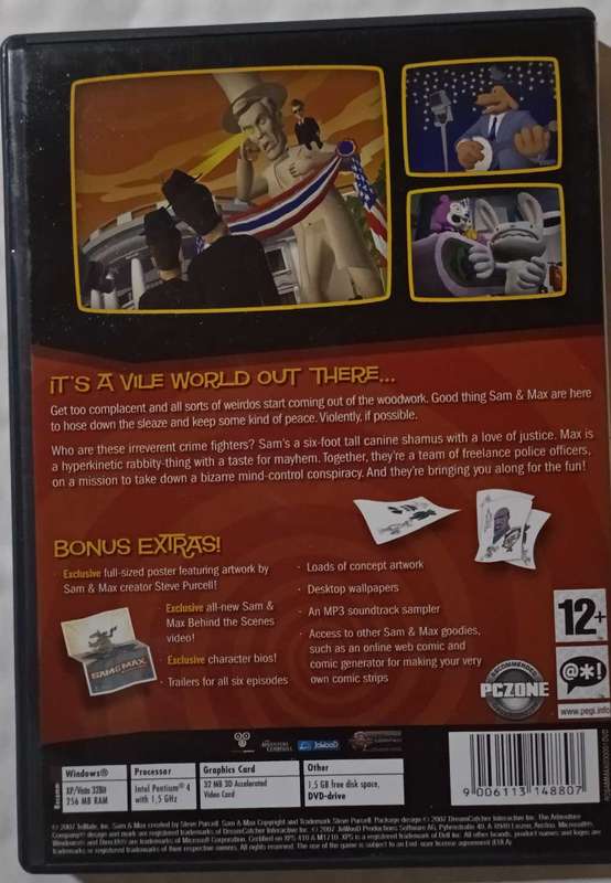 Sam & Max Season One for PC (CIB)