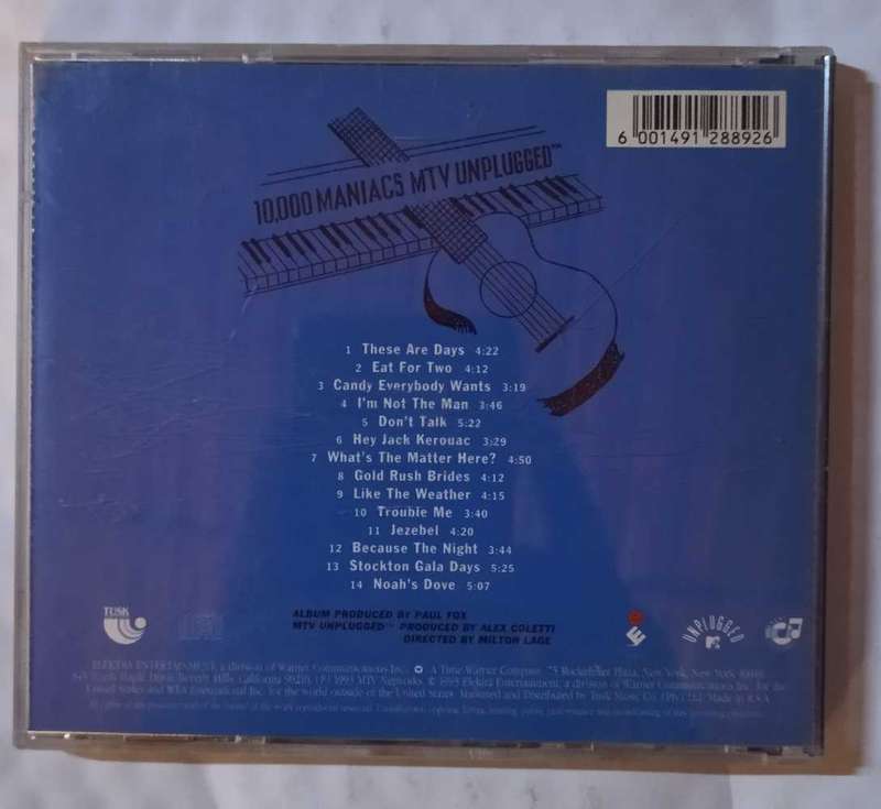 10,000 Maniacs MTV Unplugged CD