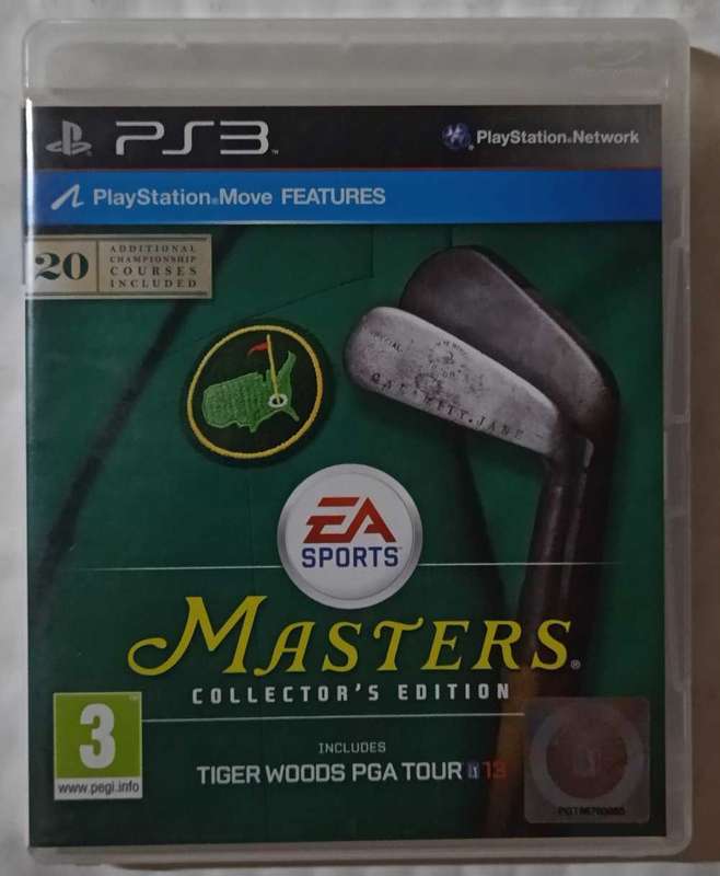 Tiger Woods PGA tour 13 Masters Collector's Edition for Ps3