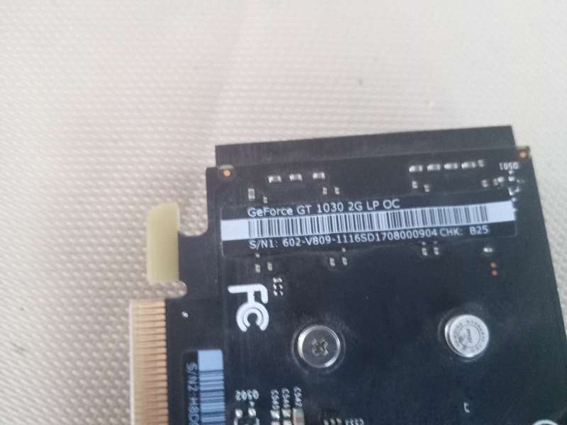 GeForce GT 1030 2G LP OC Display Card