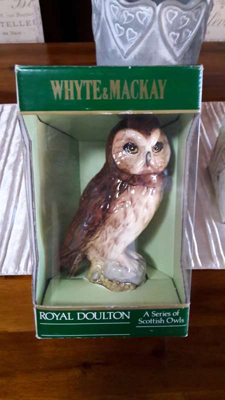 Whyte and Mackay Royal Doulton Tawny Owl  Full and Sealed