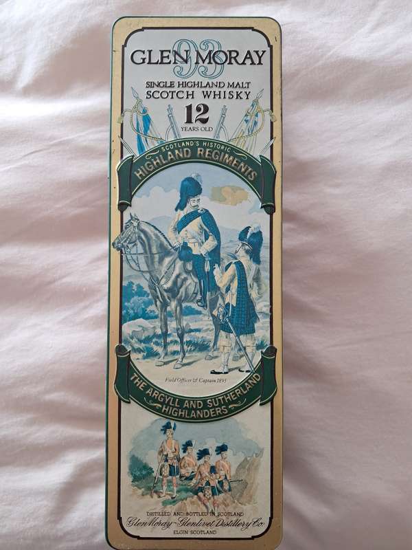 GLEN MORAY 12 YEAR OLD 1970s THE ARGYIL AND SUTHERLAND