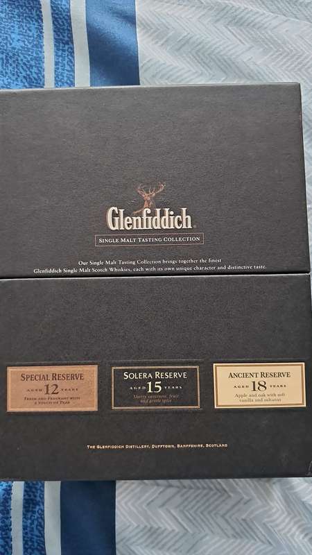 GLENFIDDICH  THE FAMILY COLLECTION 12 15 18 Year old