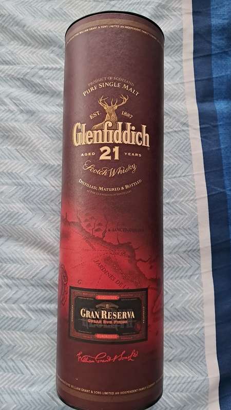 GLENFIDDICH 21 YEAR OLD GRAN RESERVA 1990 PACKAGING