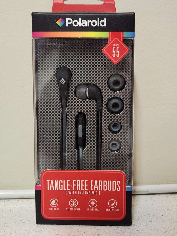 Polariod Tangle free earbuds