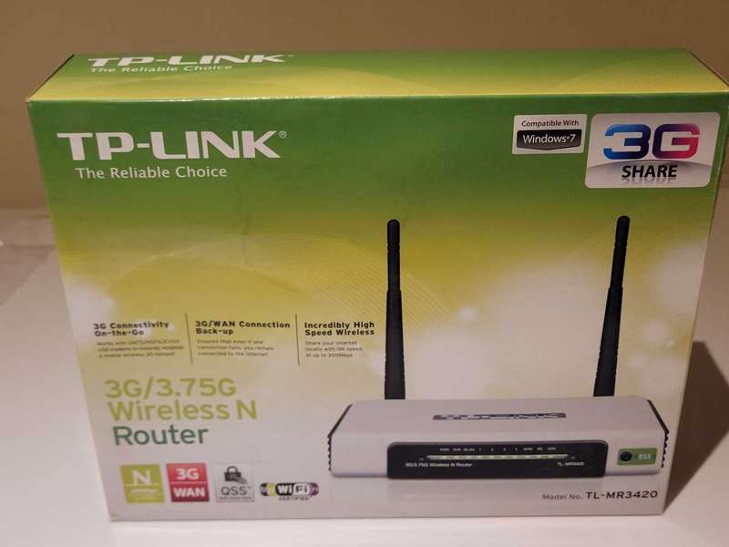 TP -Link 3G/3.75G Wireless N Router TL-MR3420
