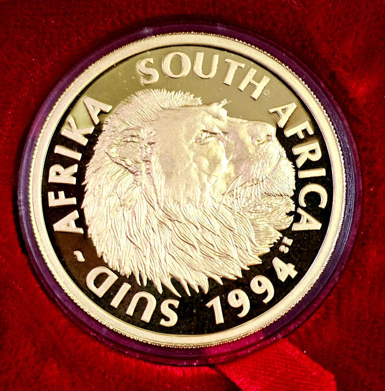 1994 One Ounce Natura Lion Proof Coin