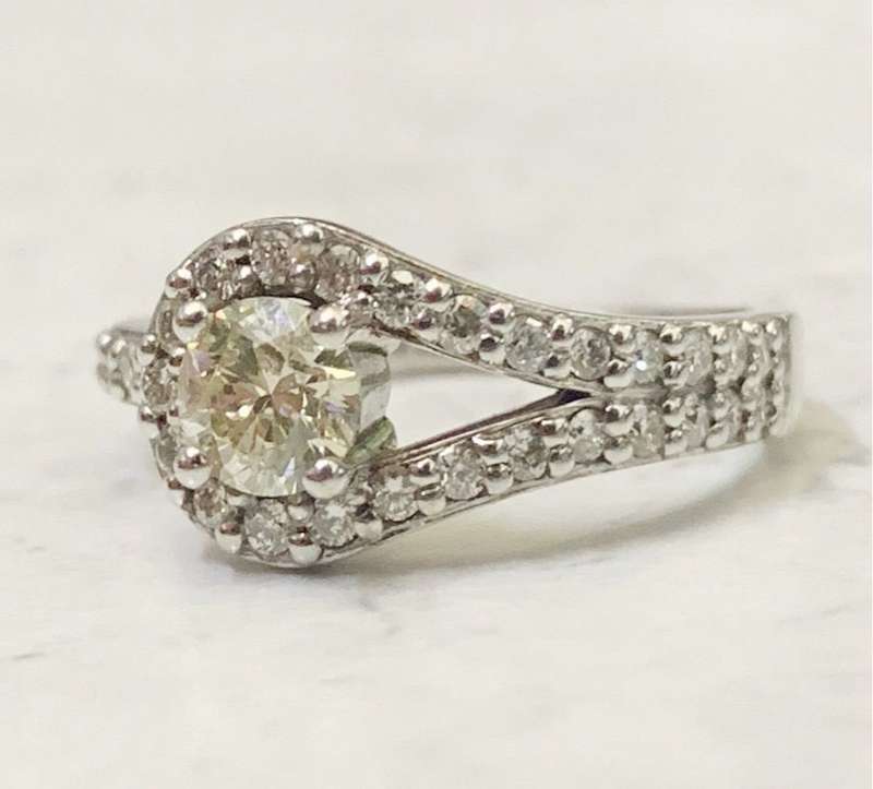 White Gold Diamond Ring