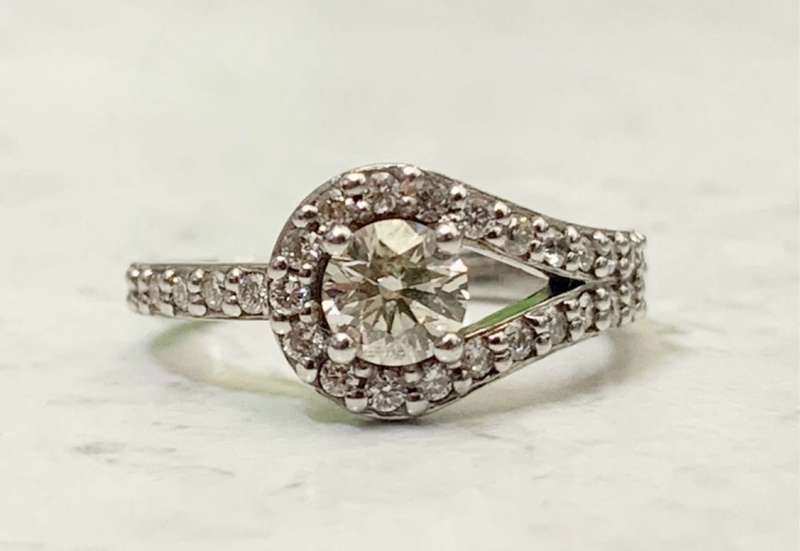 White Gold Diamond Ring