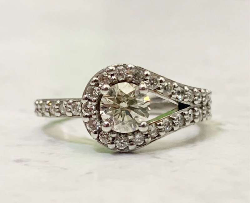 White Gold Diamond Ring