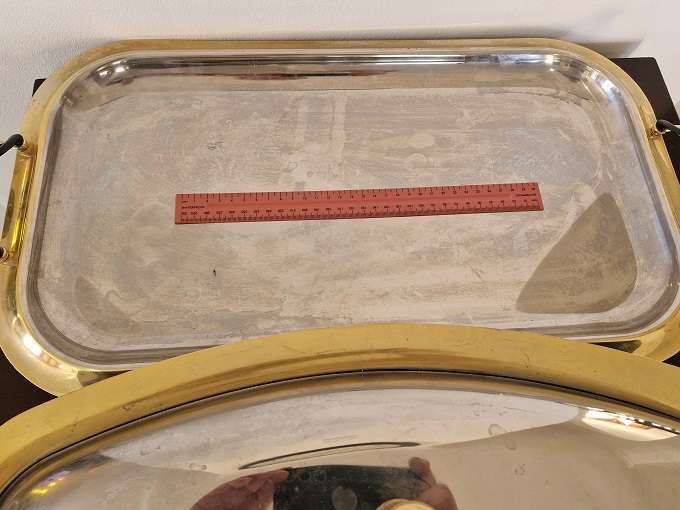 Italian made Cameo Royal 24ct gold plated tray
