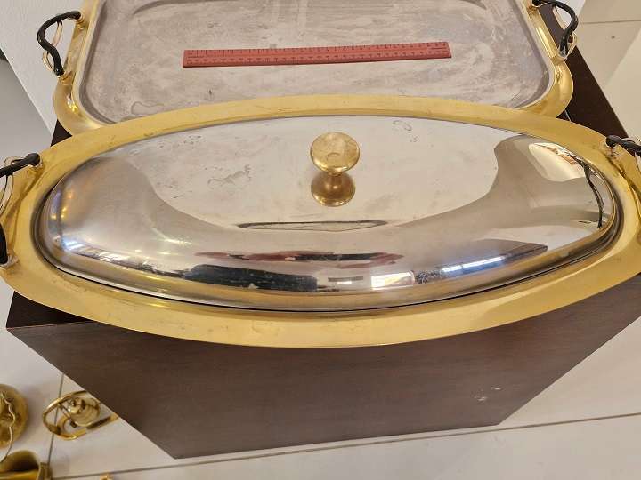 Italian made Cameo Royal 24ct gold plated tray