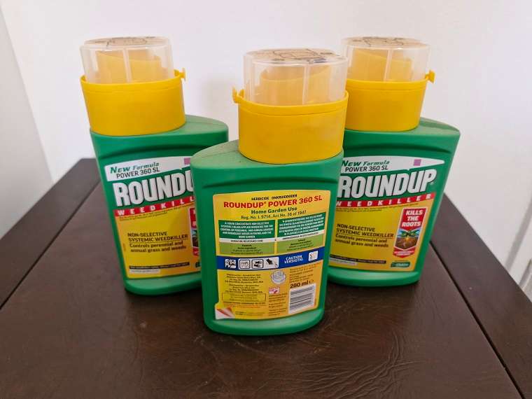 ROUNDUP 280ml weed killer/herbicide concentrate ! Unopened ! Lot of 3 !