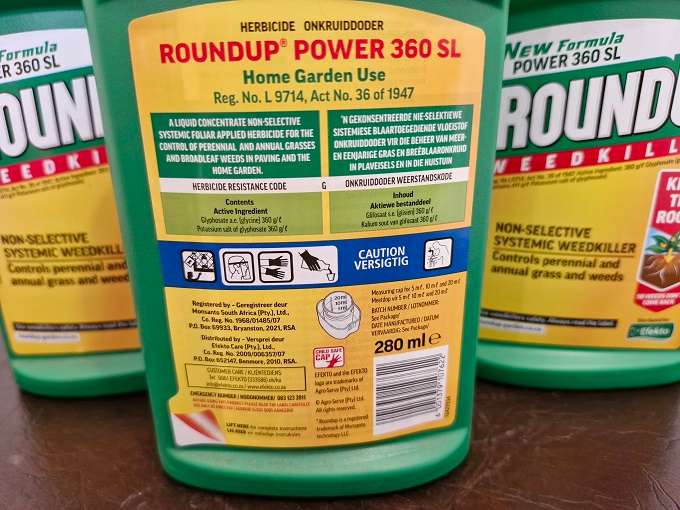 ROUNDUP 280ml weed killer/herbicide concentrate ! Unopened ! Lot of 3 !