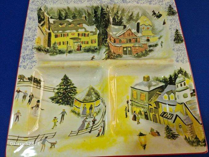 Stunning ! Large William James Hors d'oeuvres platter in perfect condition !