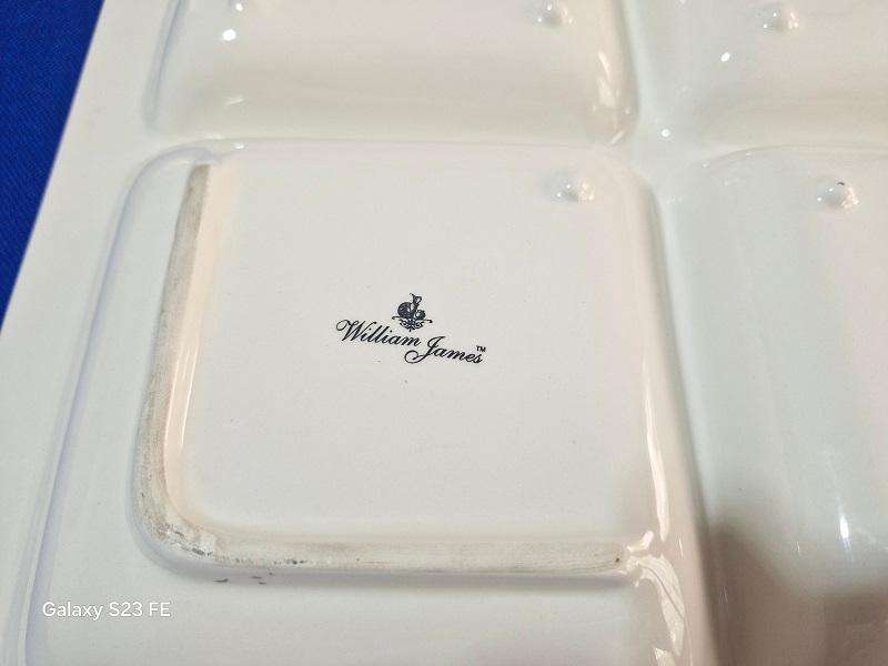 Stunning ! Large William James Hors d'oeuvres platter in perfect condition !