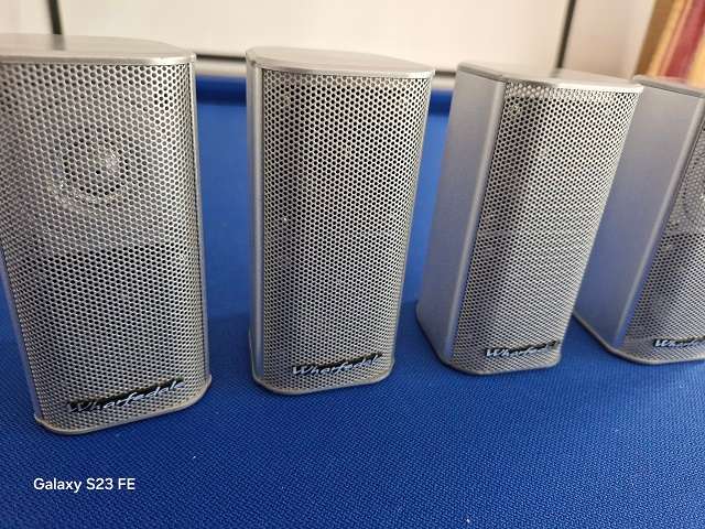 Great Find ! 4 x Wharfedale Mini Cube speakers in clean condition !