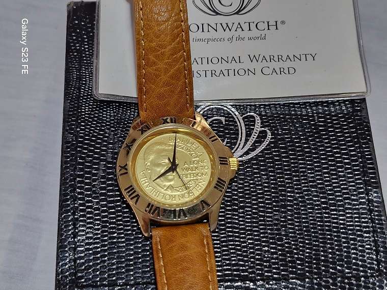 For The Collector ! Coin Watch Limited Edition ! Mandela Long Walk to Freedom !