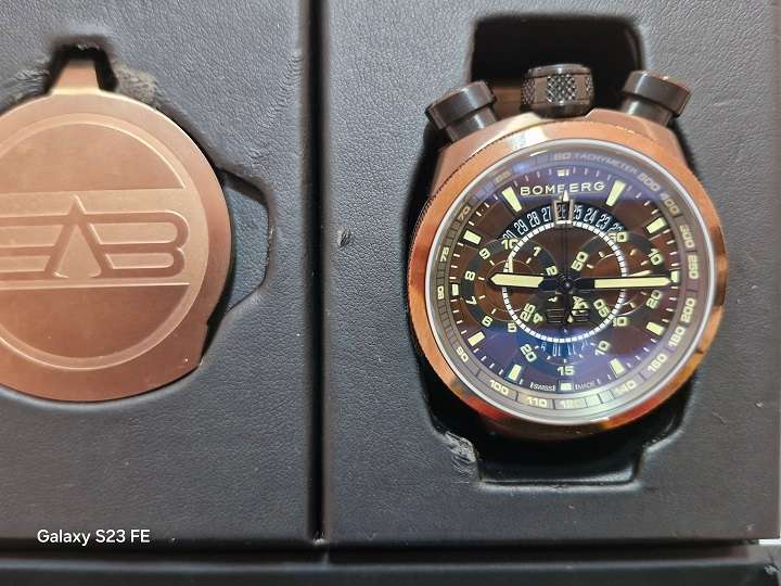 BOMBERG BOLT 68 Man's Chronograph in Original Box