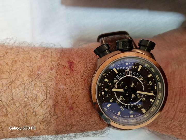 BOMBERG BOLT 68 Man's Chronograph in Original Box