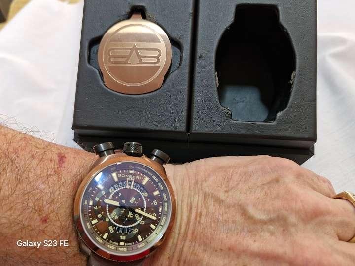BOMBERG BOLT 68 Man's Chronograph in Original Box