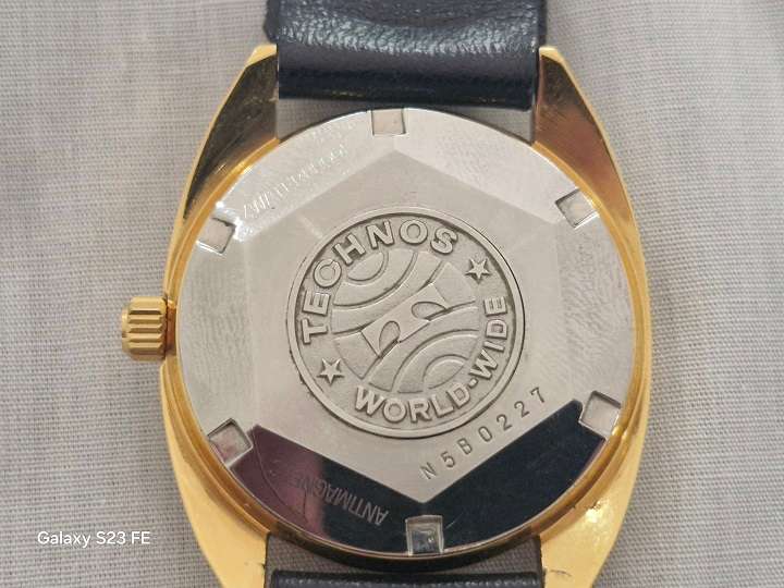 BEAUTIFUL Condition ! Very Rare ! Vintage TECHNOS SKY LIGHT Automatic Watch !