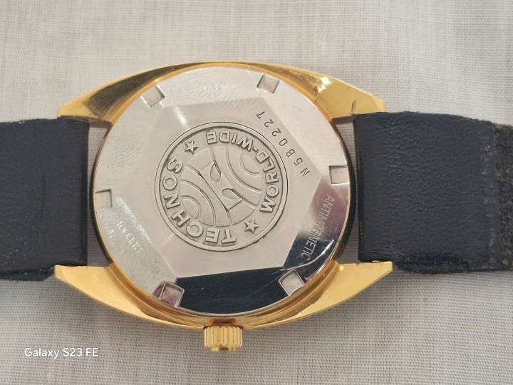 BEAUTIFUL Condition ! Very Rare ! Vintage TECHNOS SKY LIGHT Automatic Watch !