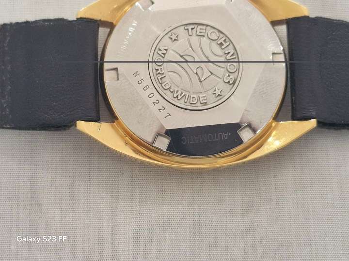 BEAUTIFUL Condition ! Very Rare ! Vintage TECHNOS SKY LIGHT Automatic Watch !