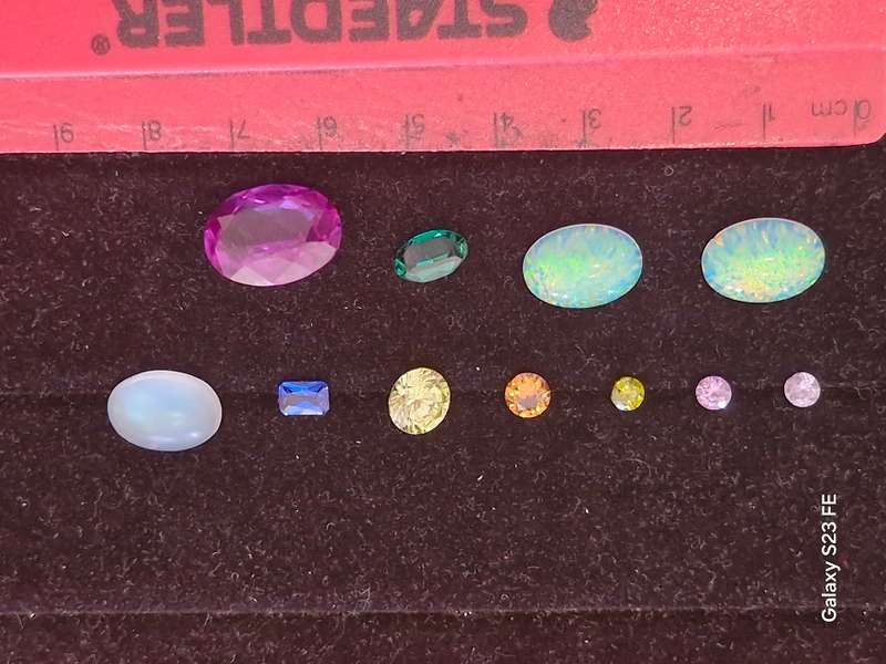 Collection of various cut gems - selling as 1 lot