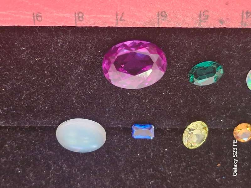 Collection of various cut gems - selling as 1 lot