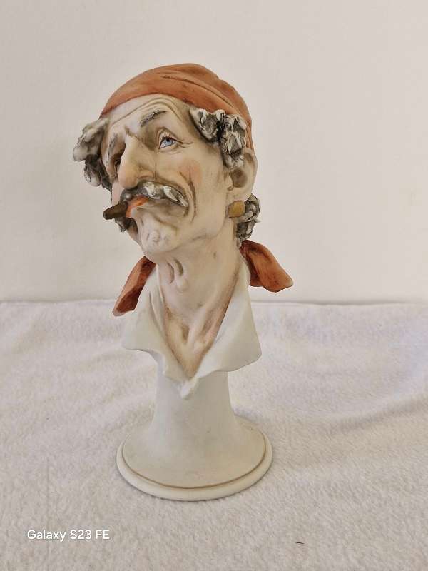 Stunning ! Vintage ArnArt, J. Laurent " Buccaneer " Bisque statue !!