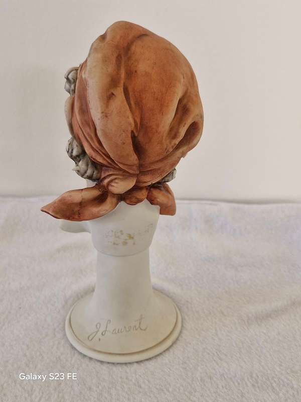 Stunning ! Vintage ArnArt, J. Laurent " Buccaneer " Bisque statue !!