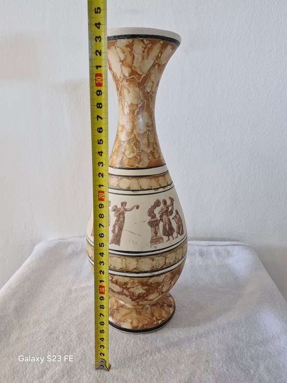 Beautiful ROMANO numbered vase ! Greek mythology motive !