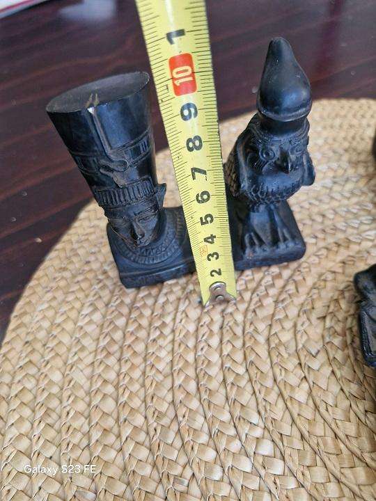 Beautiful ! 7 x Vintage Egyptian Figurines in Black !